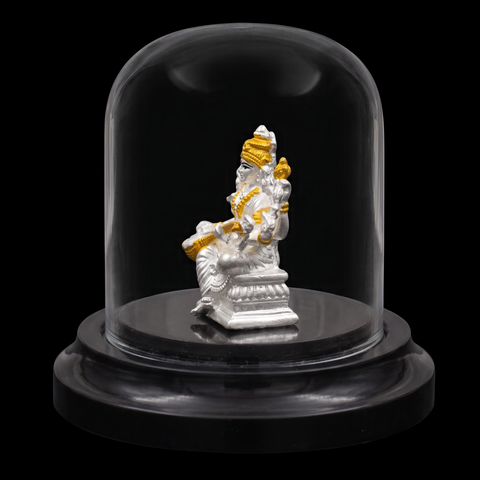 Silver electroform idol