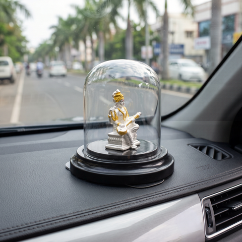 Silver electroform idol