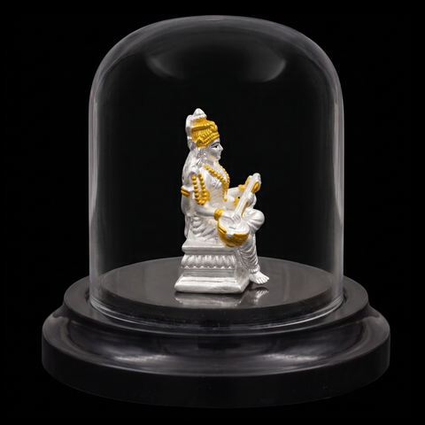 Silver electroform idol