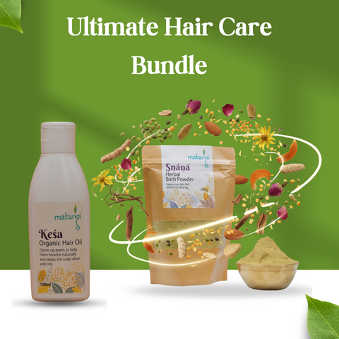 Ultimate Hair Care Bundle (Kesa Hair Oil & Hair Wash Powder)
